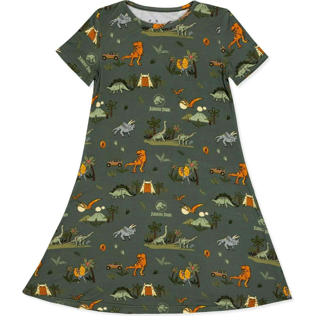 Jurassic Park: Safari Girls' Short Sleeve Dress