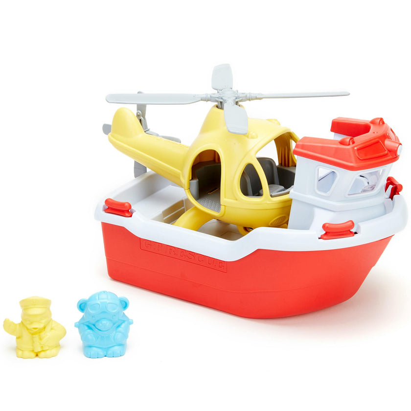 Rescue Boat & Helicopter Set