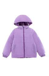 Blake Hooded Reversible Lightweight Down Puffer Jacket, Flying Unicorn