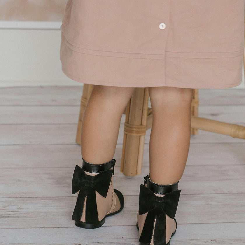 Clara Leather Booties