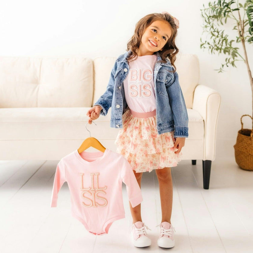 Big Sis Pearl Patch Denim Jacket