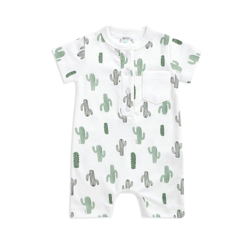 Cactus Garden Shortie Romper