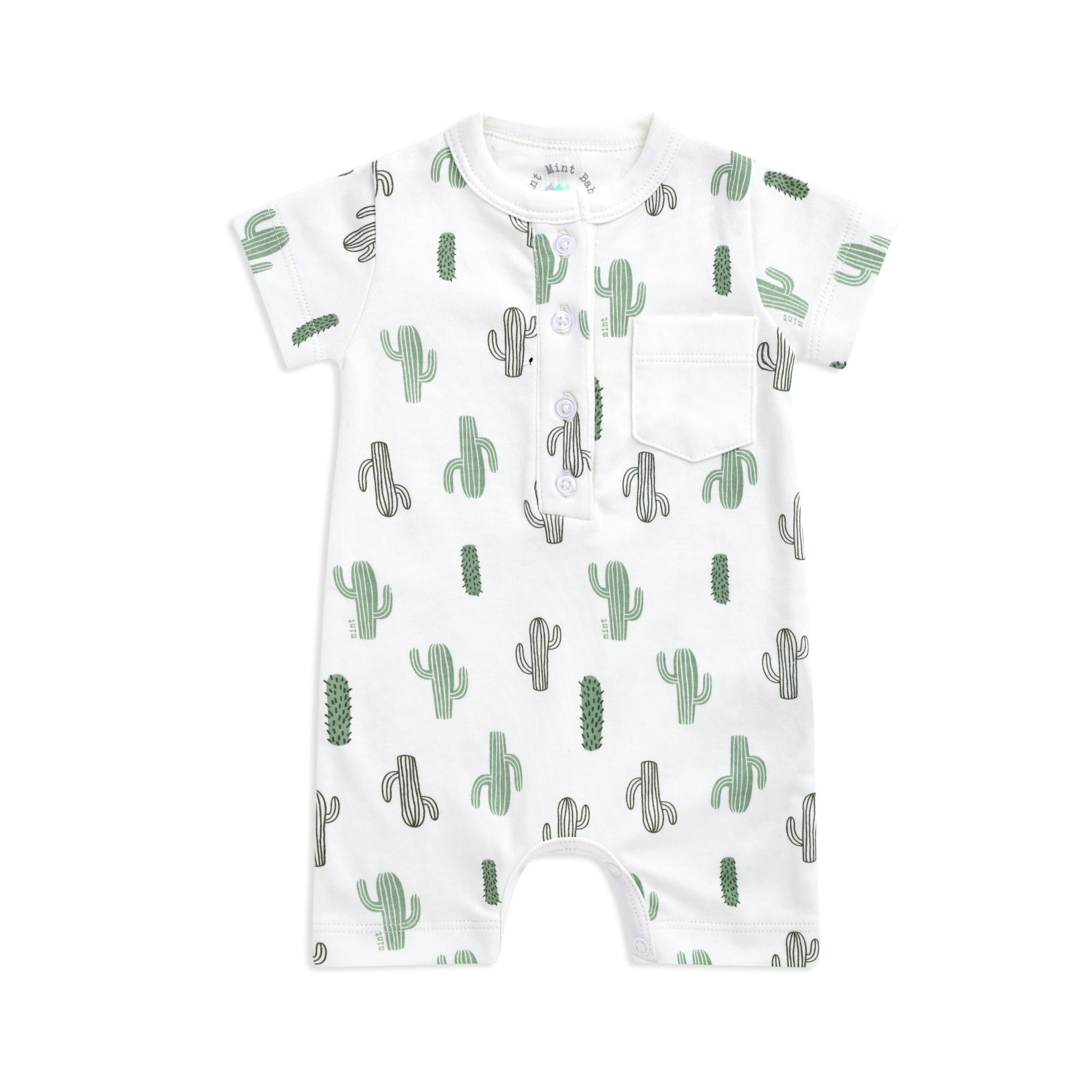 Cactus Garden Shortie Romper