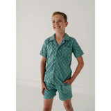 Boy's Terry Button Top