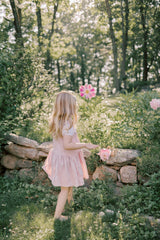 Hikari Pintuck Dress | Soft Pink