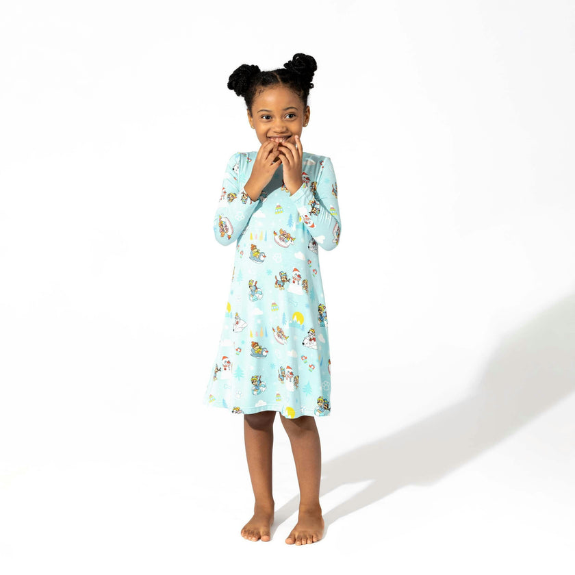 PAW Patrol: Winter Bamboo Girls' Long Sleeve Dress