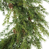 28" Artificial Pine Wreath with Pinecones