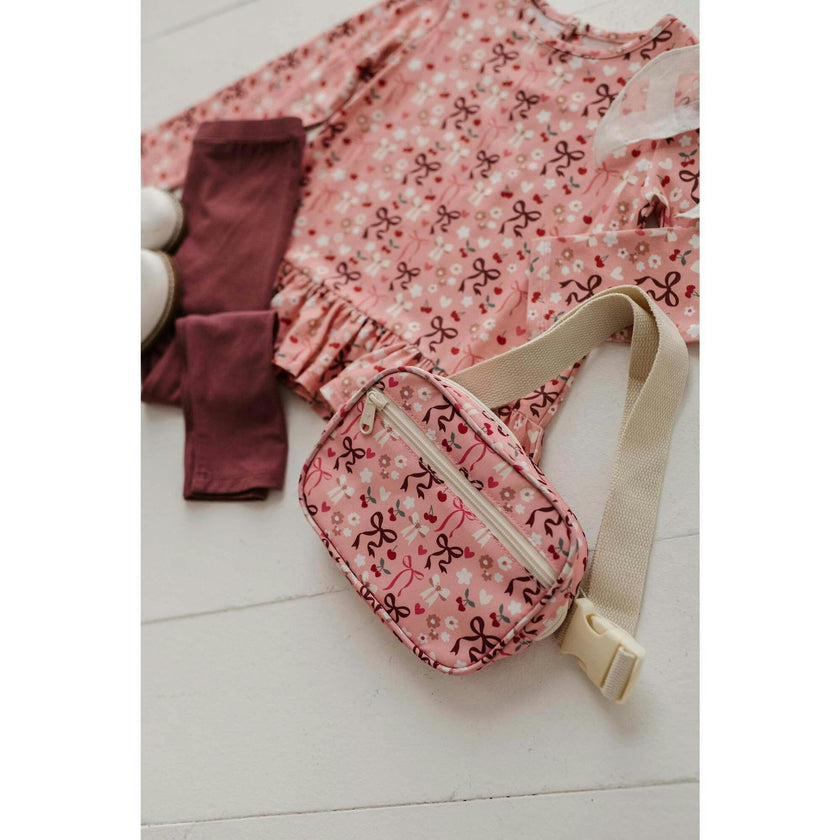 Girl's Long Sleeve Peplum Set