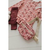 Long Sleeve Peplum Set Cherry Hearts