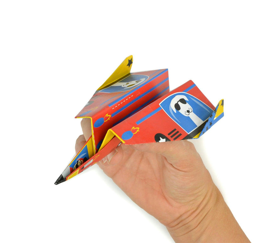 Pockets - Origami Portfolio - Planes - 7y+