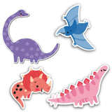 Silicone Sticker Book: Dinosaurs