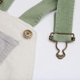 Waterlilies Patchwork Corduroy Overalls