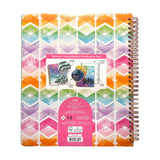 Artful Notes Reverse Coloring Notebook - Geoscape - 100 Pages 2 Sticker Sheets