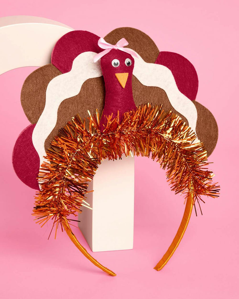 Turkey Time Headband - thanksgiving headband