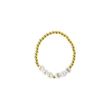Gold Beaded Bracelet
