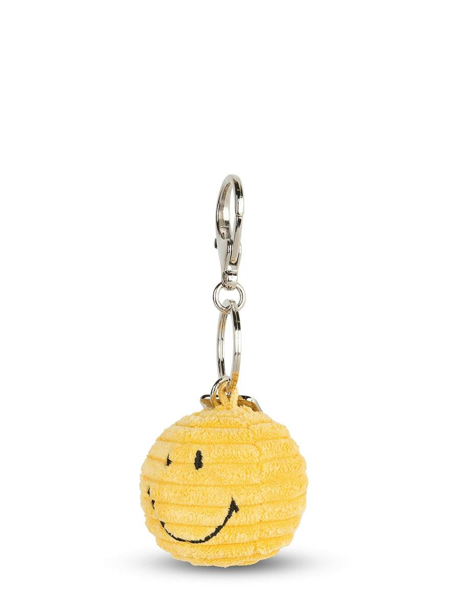 Smiley Keychain ECO Corduroy Yellow - 2