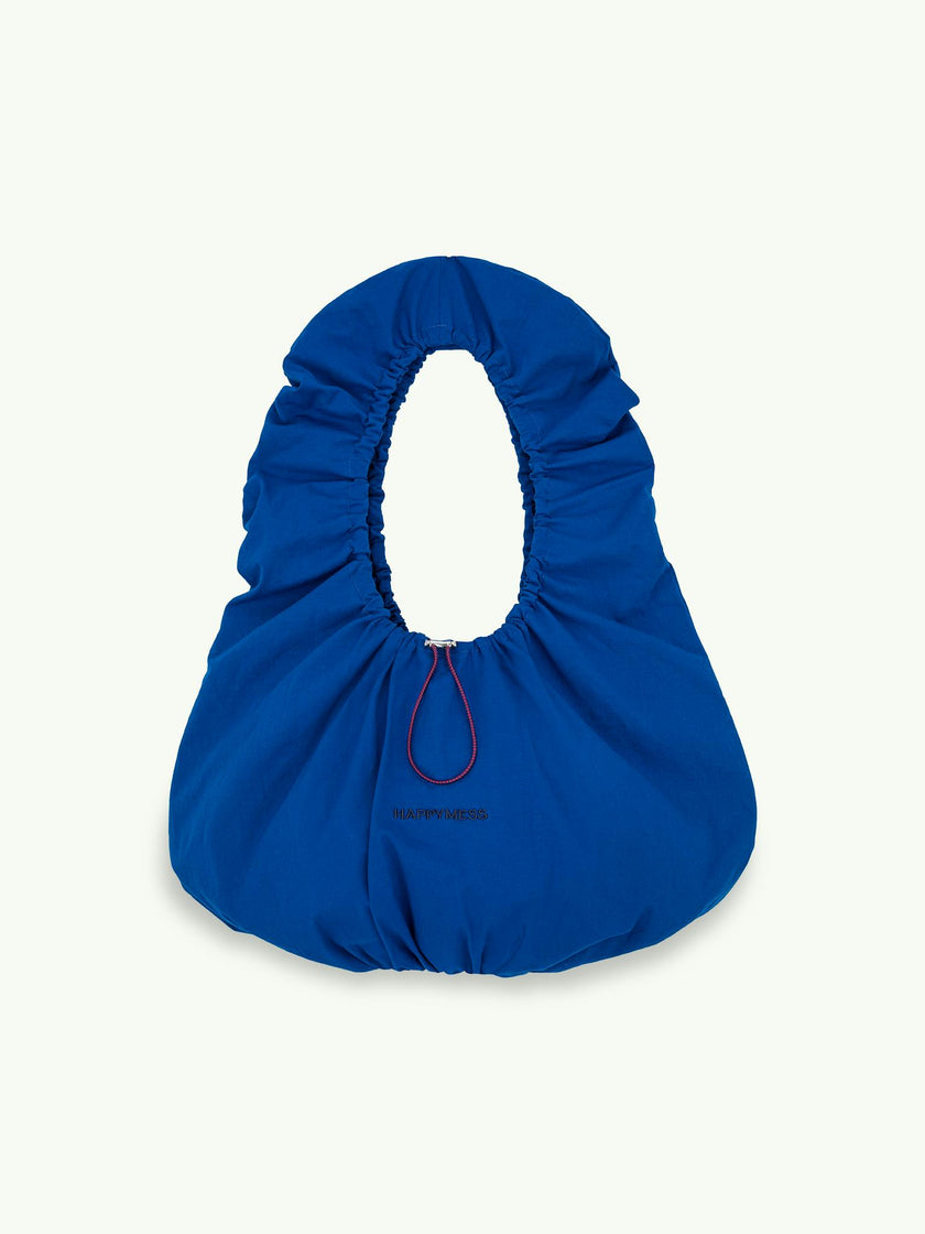 scrunchie bag - cobalt