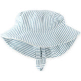 Seersucker Bucket Hat, Blue