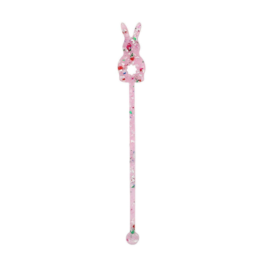Confetti Bunny Drink Stirrers