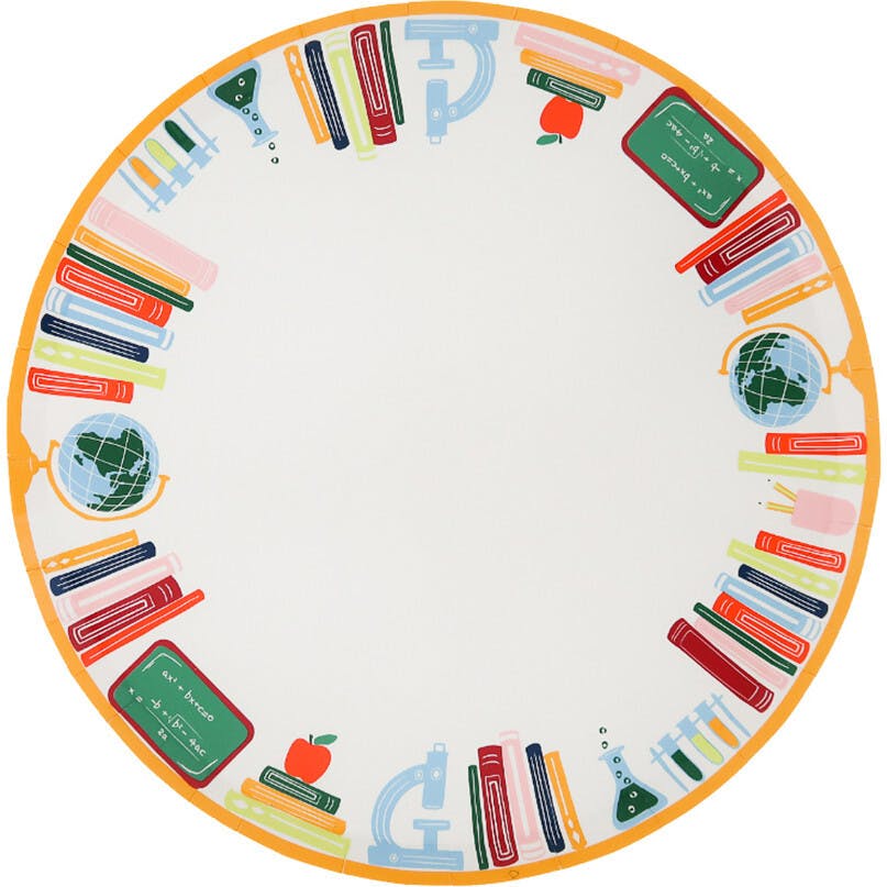 Smarty Pants Bookshelf Large Plates