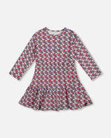 Organic Cotton Dress with Flounce Hem