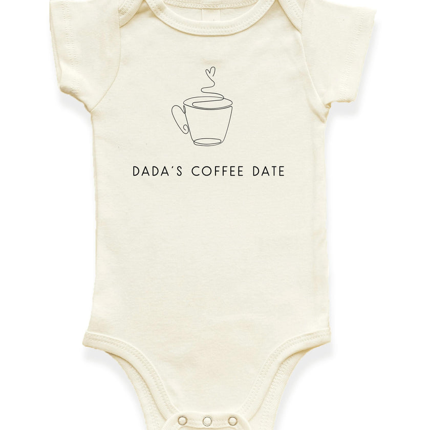 Dada's Coffee Date Organic Baby Bodysuit