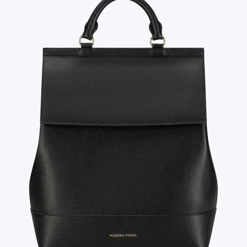 Chic, Stylish Padded Laptop Sleeve Backpack, Black