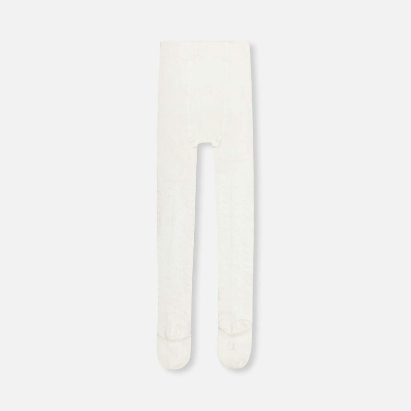 Cable Tights Off White