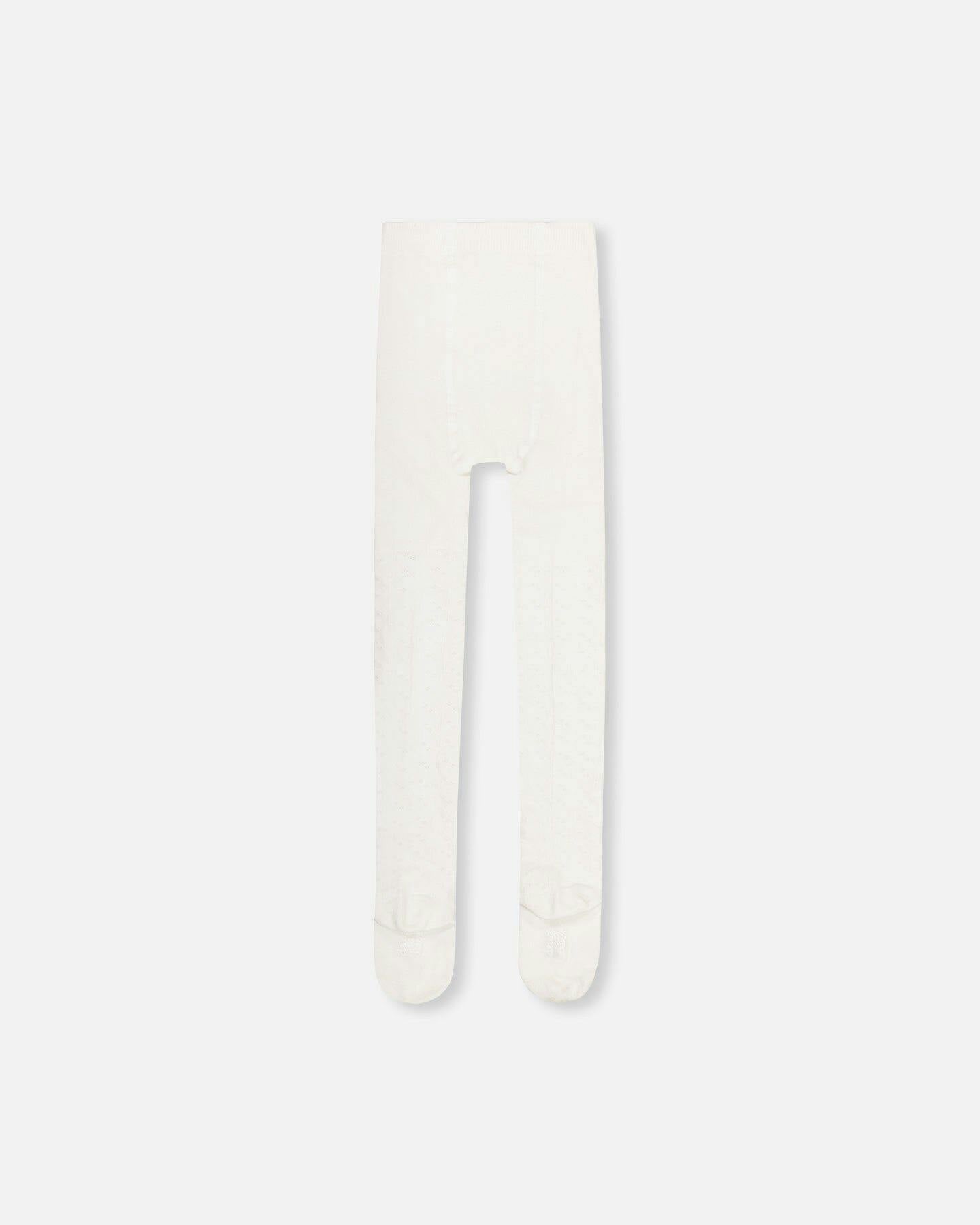 Cable Tights Off White