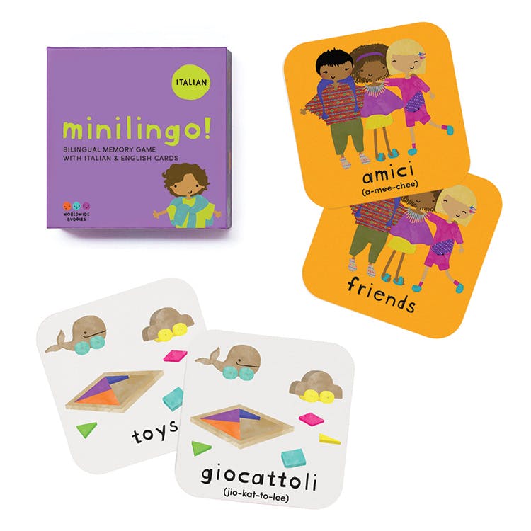 Minilingo, Italian/English Flashcards