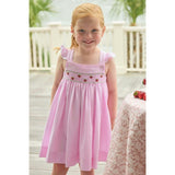 Smocked Lizzy D Dress - Strawberries