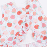 Strawberry Bliss - Ruffle Back Top & Bloomer