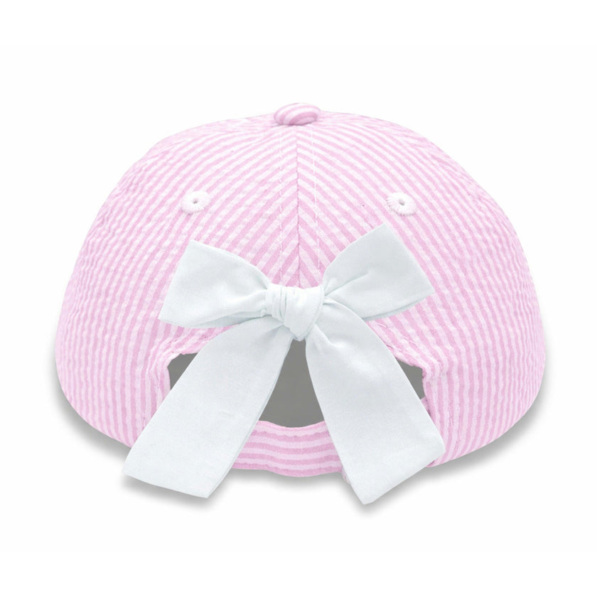 1st Birthday Bow Baseball Hat (Baby/Toddler)