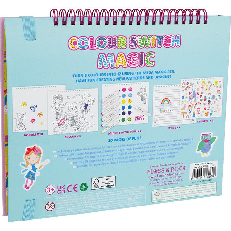 Color Switch Magic Book - Rainbow Fairy