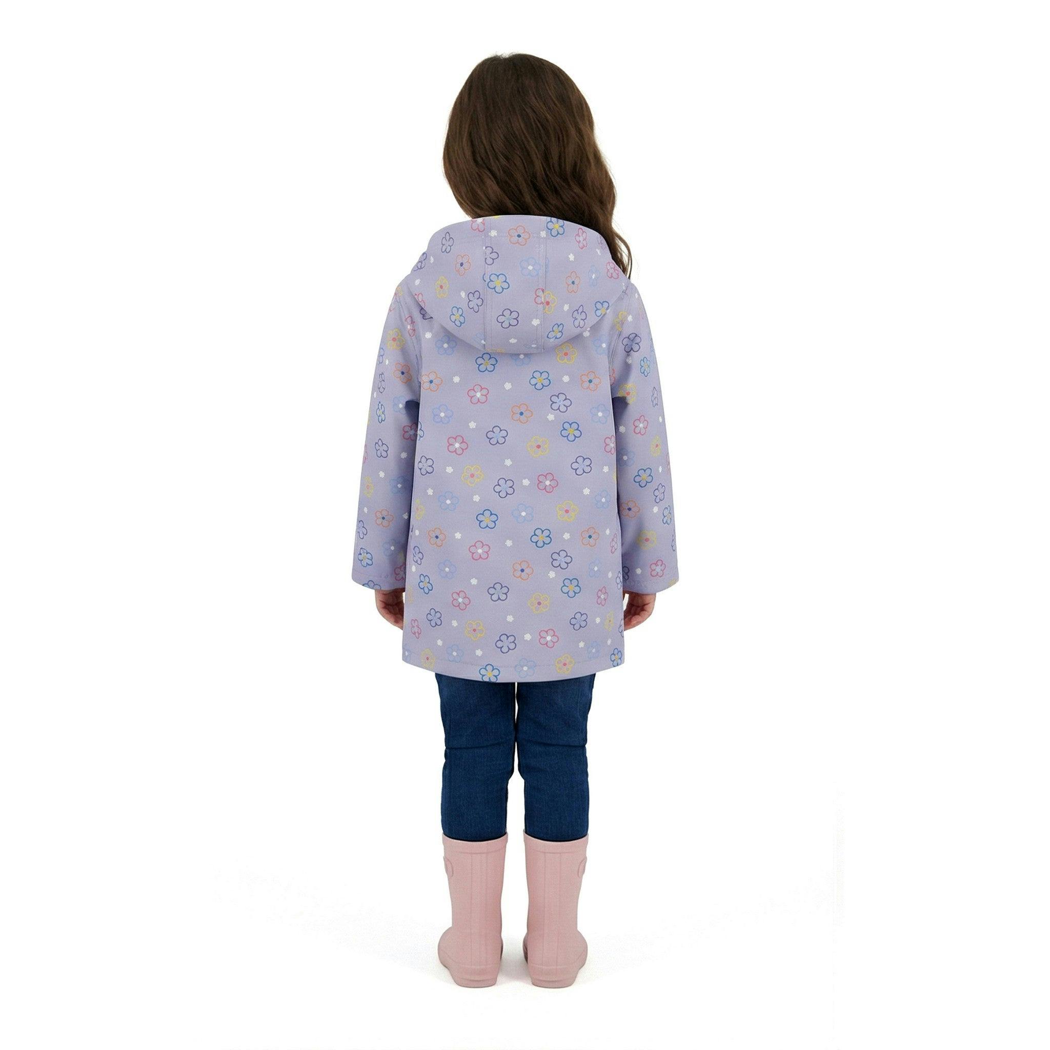 Girls Rain Coat | Multicolor Floral
