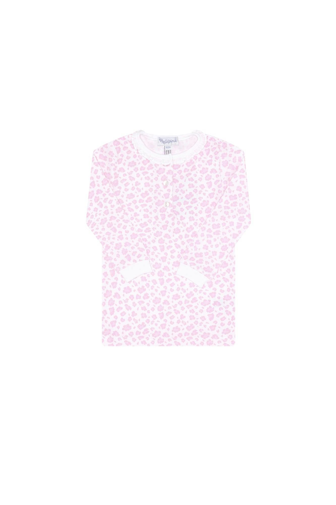 Pink Cheetah Print Pajama, Pink