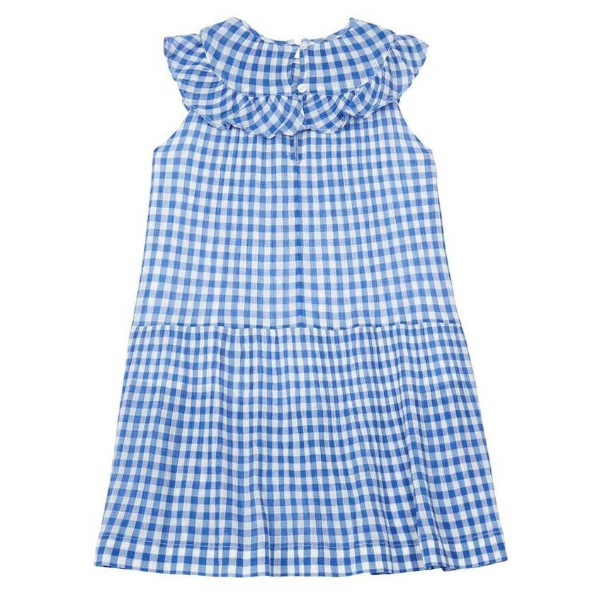 BONTON Vichy Blue Eglantine Dress