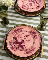Lido Stripe Tablecloth in Oliva