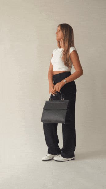 Large, Insulated, Chic Lunchbox, Cream Croc