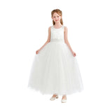 White Emilia Lace Waist Dress