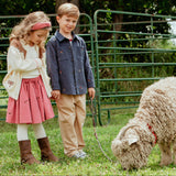 Girls Gianna Skirt - Horse Embroidery
