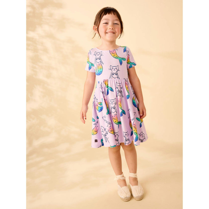 Twist Back Ballet Dress, Mercat