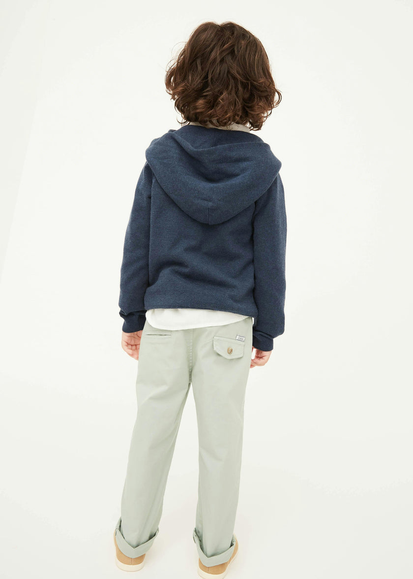 Grey Green Lightweight Chino Trousers