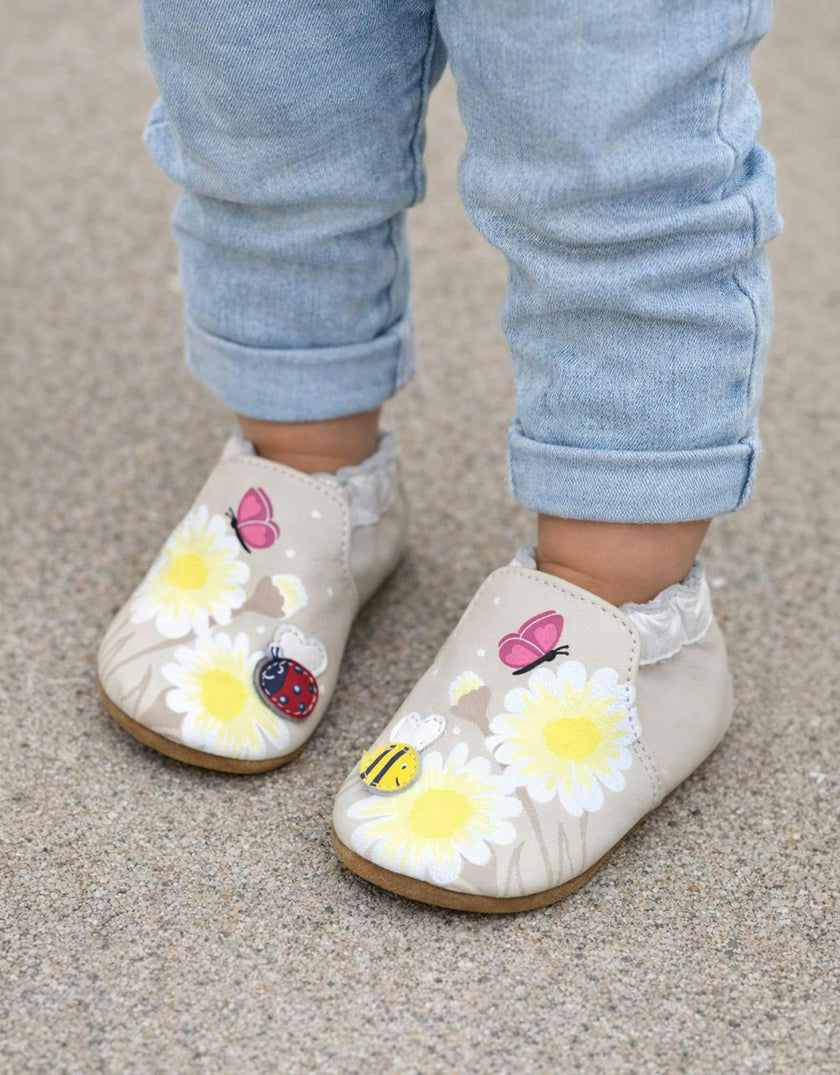 Love Bugs Soft Soles in Taupe