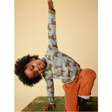 Long Sleeve Printed Pocket Tee, Green