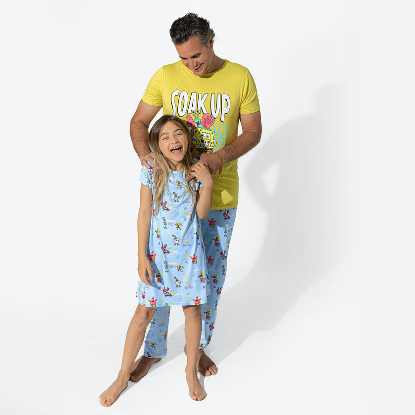 SpongeBob SquarePants: Good Vibes Bamboo Men's Pajama Set