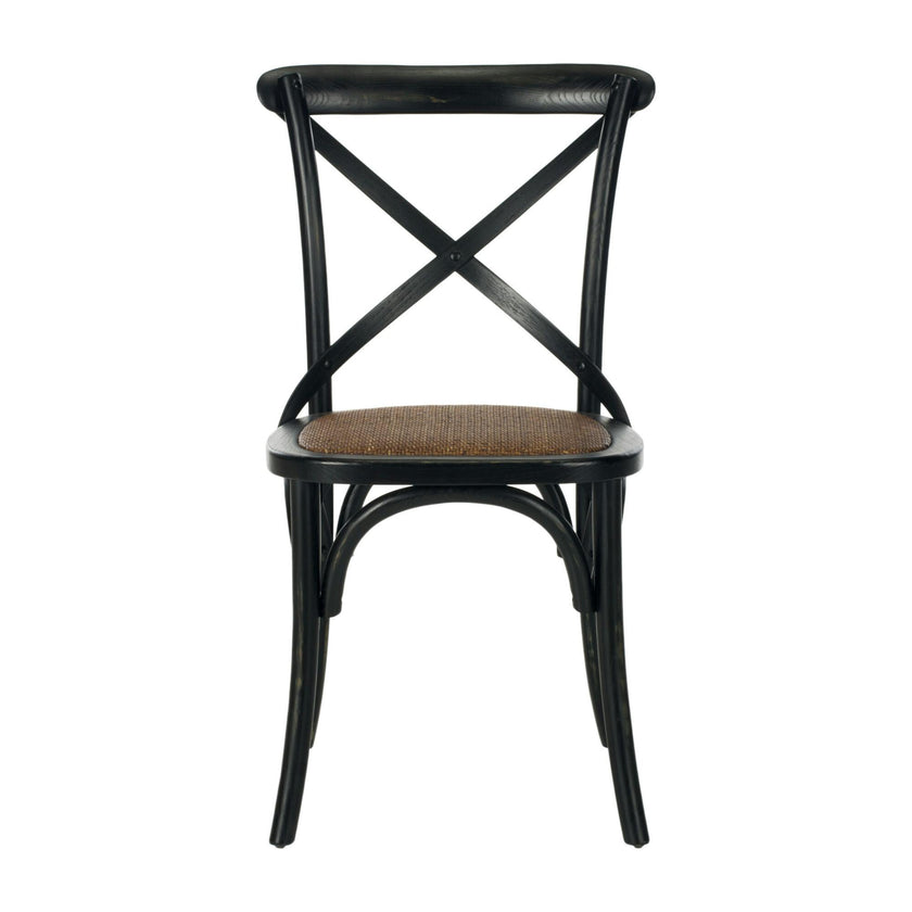 Set of 2 Franklin X Back Farmhouse Chairs