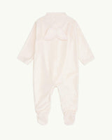 Velour Angel Wing™ Sleepsuit - Pink