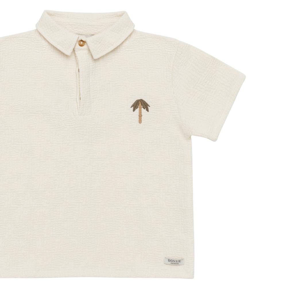 Wouti Shirt | Palm Tree | Warm White
