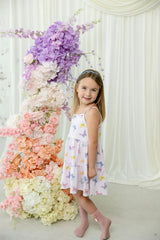 Butterfly Pima Cotton Tank Dress